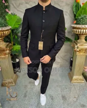 3 Colours Grey Blue and Black Materials Quality Men's Original Suits