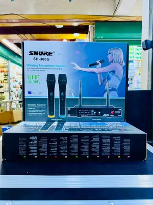 Shure Sh-300g Dual Uhf Wireless Microphone System (2 Mics)