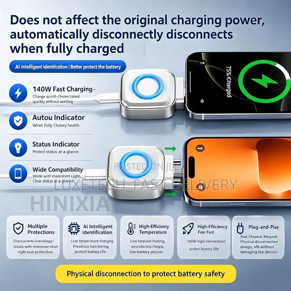 X01 Charging Separator Smart Type-C Auto-Eject Charging Protector