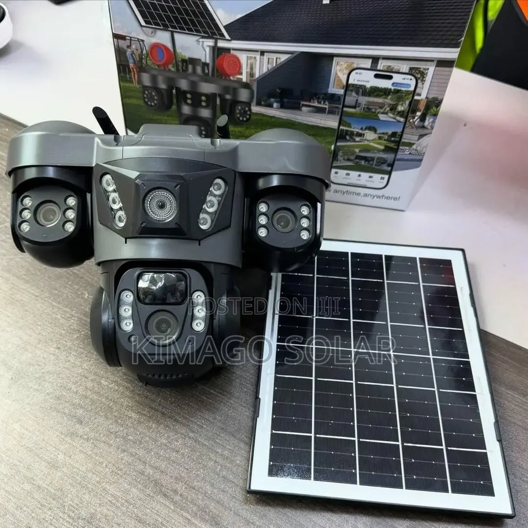 High Quality Solar Camera 3 Lenses Wi-Fi 195,000