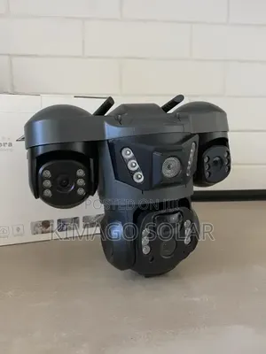 Best Solar CCTV Camera 3 Lenses Wi-Fi for Farms and Homes 