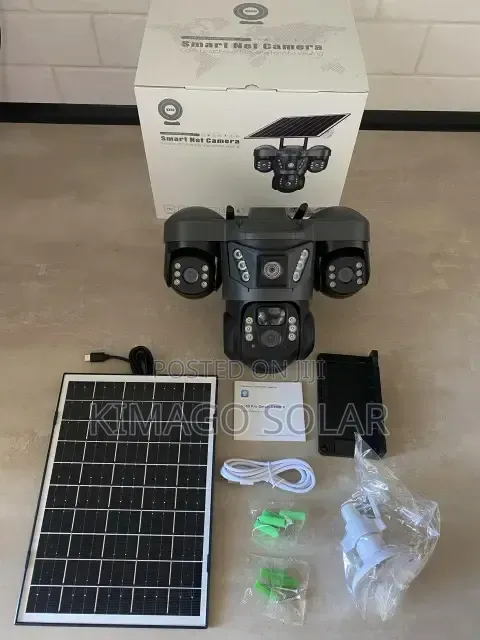 Camera Ya Solar Nje Lenzi 3 Kwa Watu Wenye Wi-Fi