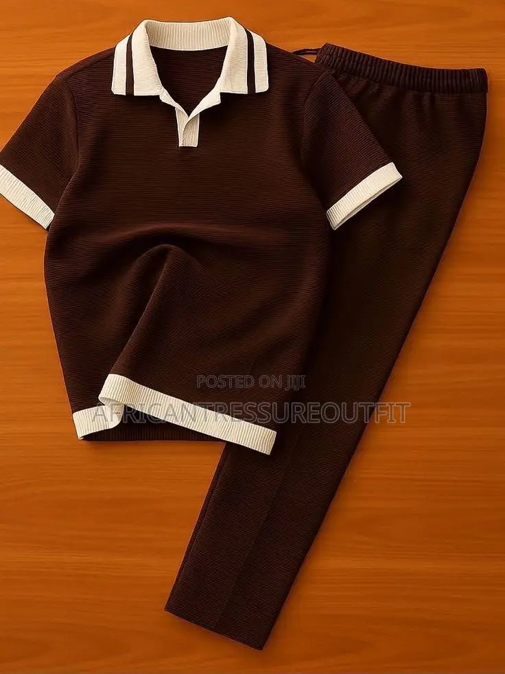 Slatemann 2 Pieces Sets Features a Polo Shirt With Matching Short