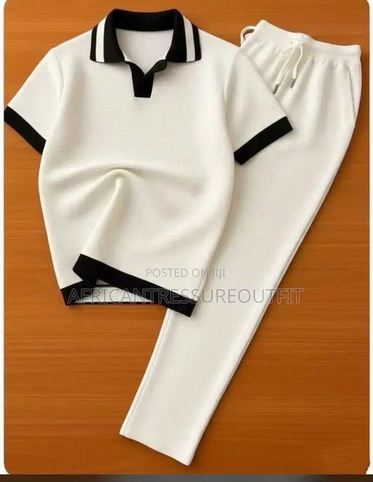 Slatemann 2 Pieces Sets Features a Polo Shirt With Matching Short