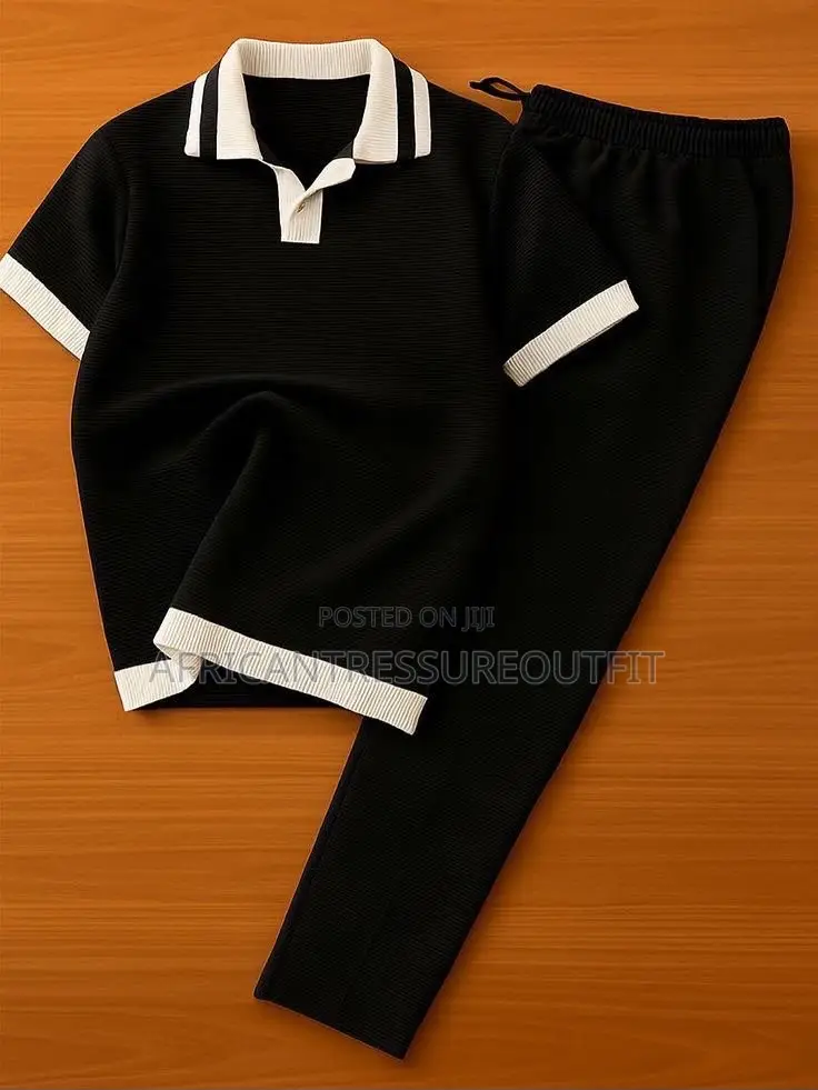Slatemann 2 Pieces Sets Features a Polo Shirt With Matching Short
