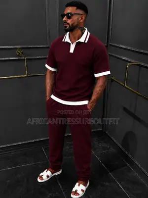 Slatemann 2 Pieces Sets Features a Polo Shirt With Matching Short
