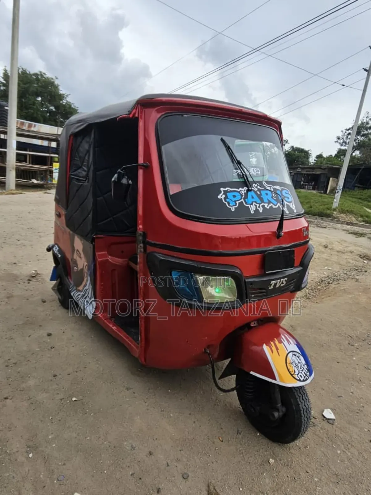 TVS King Deluxe Plus iTouch Start 2022 Red