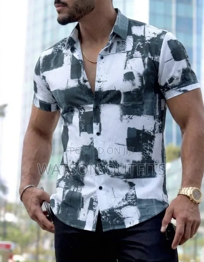 Classic Brand New Stylish Mode Shirts Totally Male Wears
