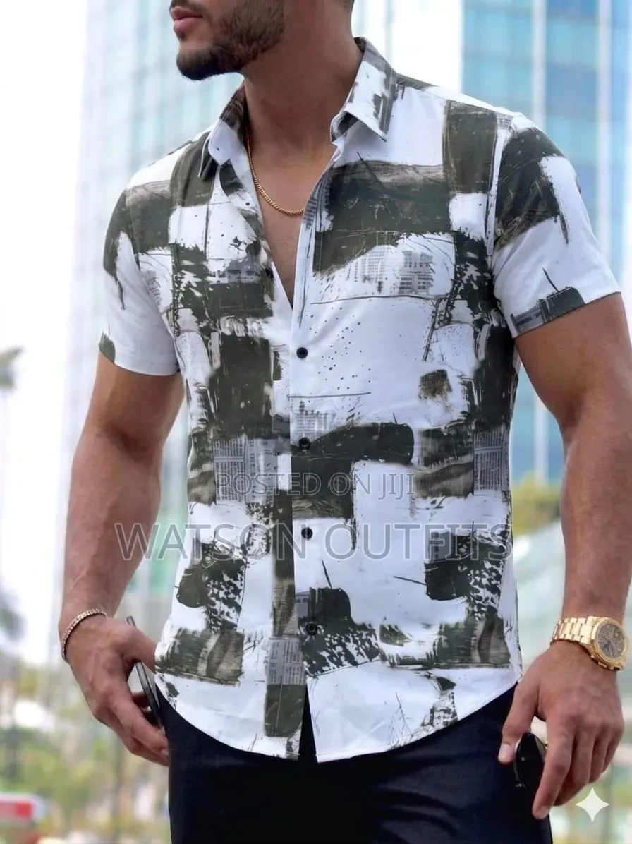 Classic Brand New Stylish Mode Shirts Totally Male Wears