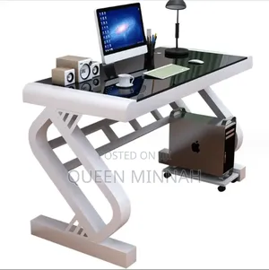 Study Table With Top Glass