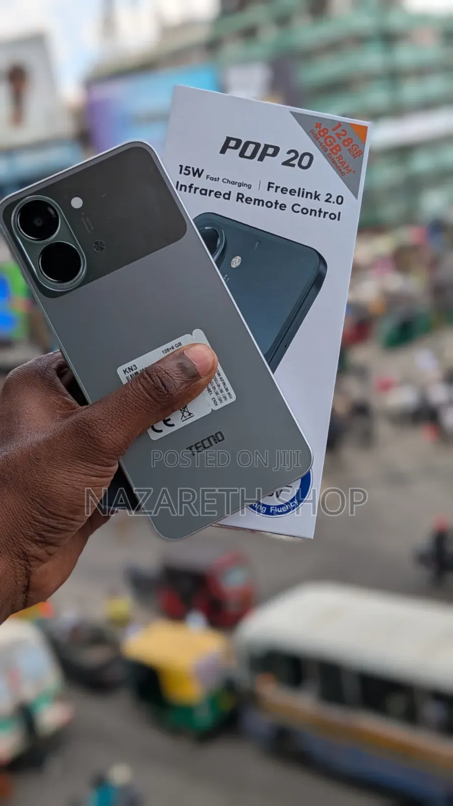 New Tecno Pop 20 128 GB Gray