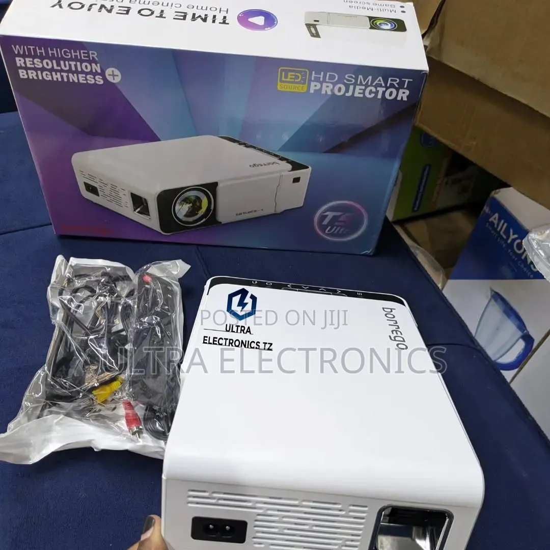 Borrego Hd Smart Projector, Led Life Time :-30,000 HRS and 1024* 600p