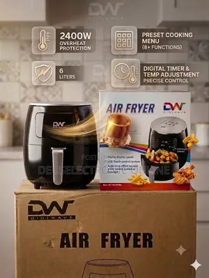 *Digiwave Digital Air Fryer 6l 120,000