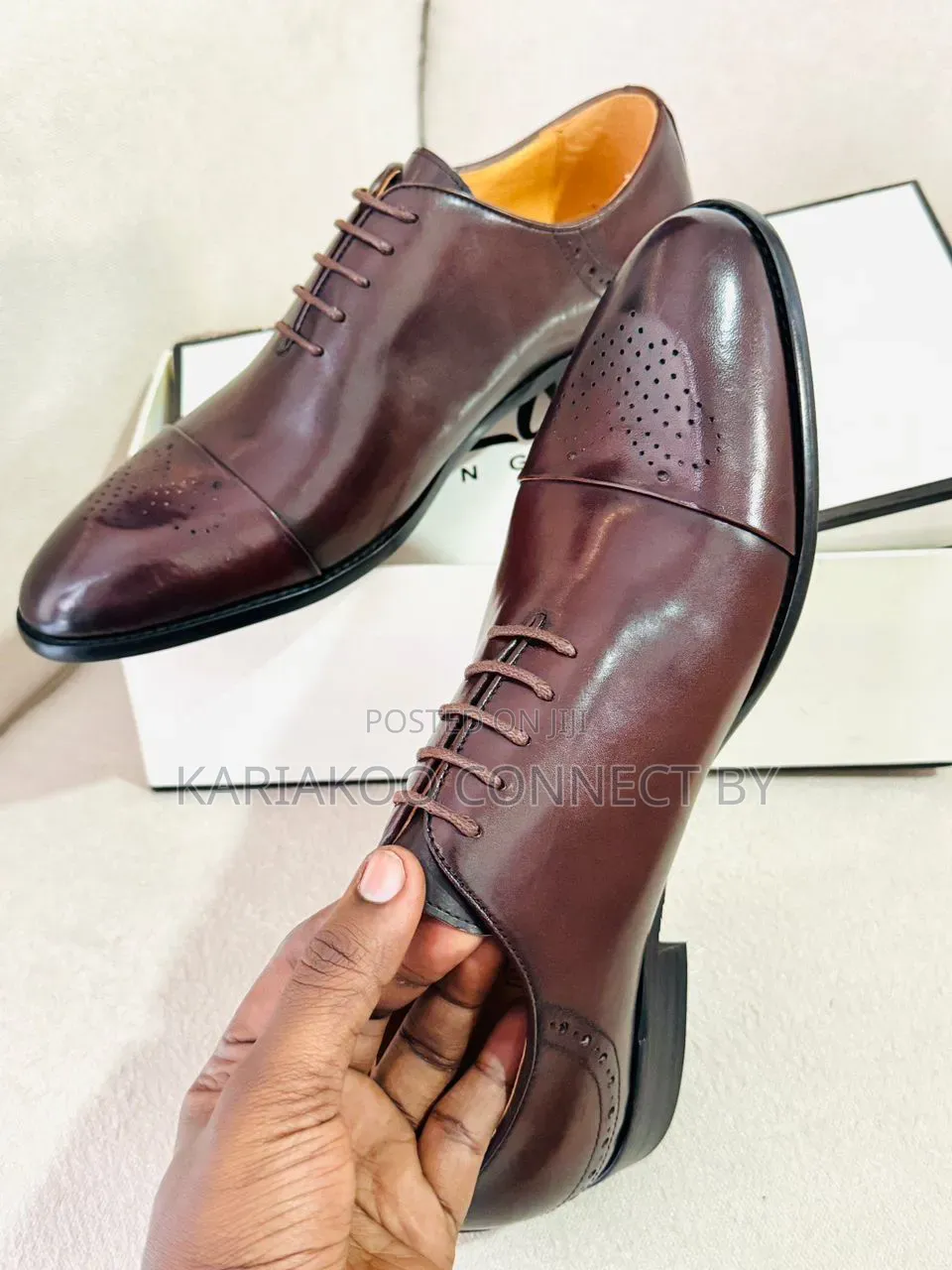 Premium Men's Leather Oxford Shoes