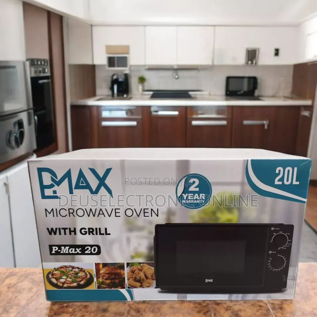 Pmax Microwave Oven 20 LTR With Grill Function Pasha Na Kuchoma