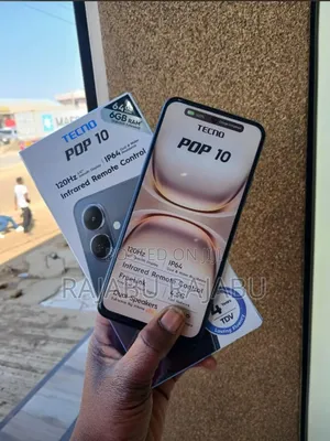 New Tecno Pop 10 64 GB White