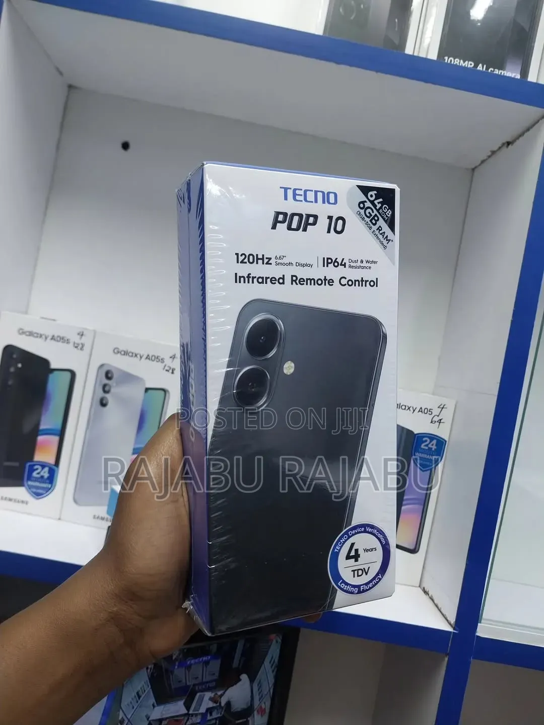New Tecno Pop 10 64 GB White