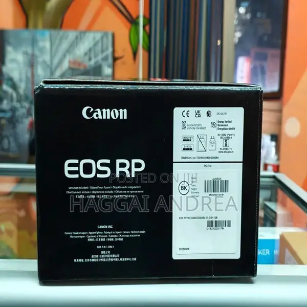 Canon Eos Rp (Body Only) Mirrorless Digital Camera