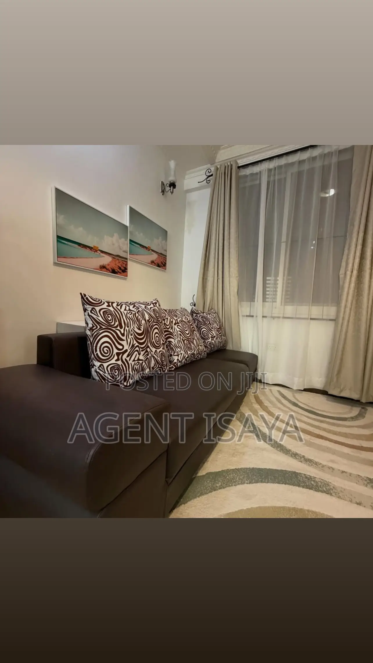 Furnished 1bdrm Apartment in Mikocheni for rent