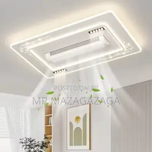 Modern Invisible Bladeless Ceiling Fan Lamp