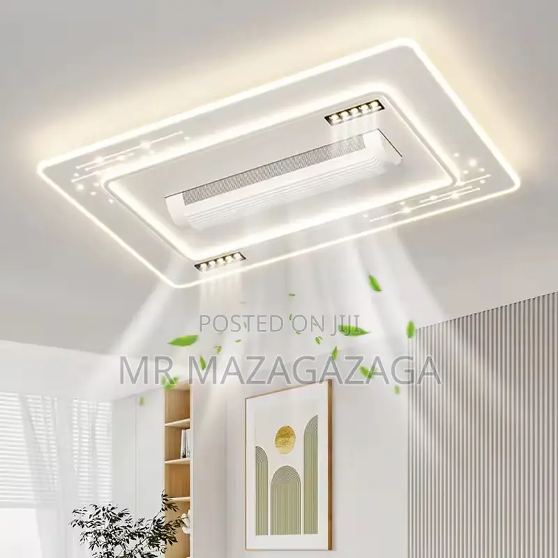 Modern Invisible Bladeless Ceiling Fan Lamp