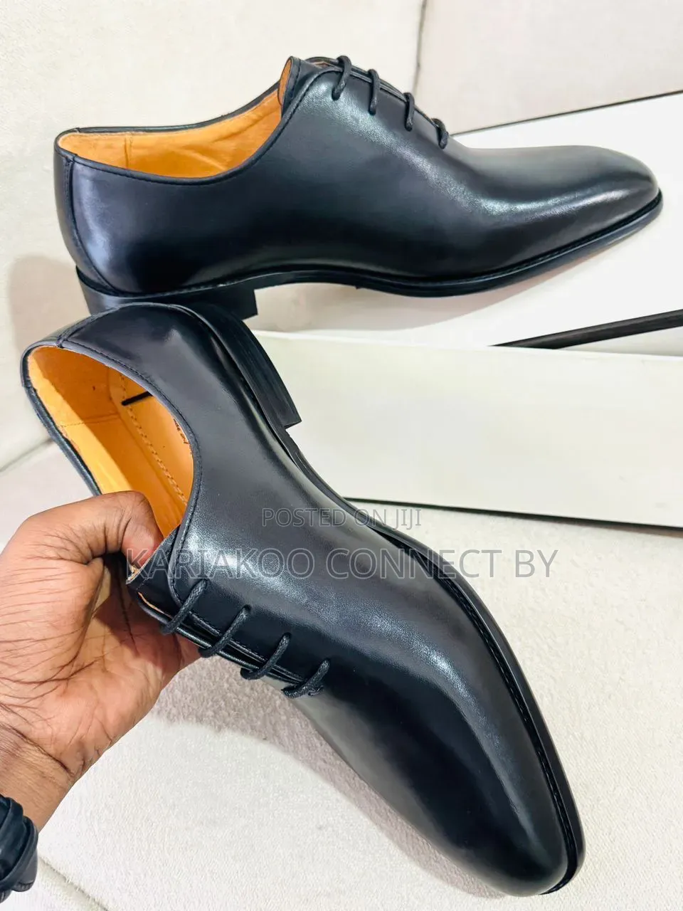 J.M. Weston Leather Oxford Shoes