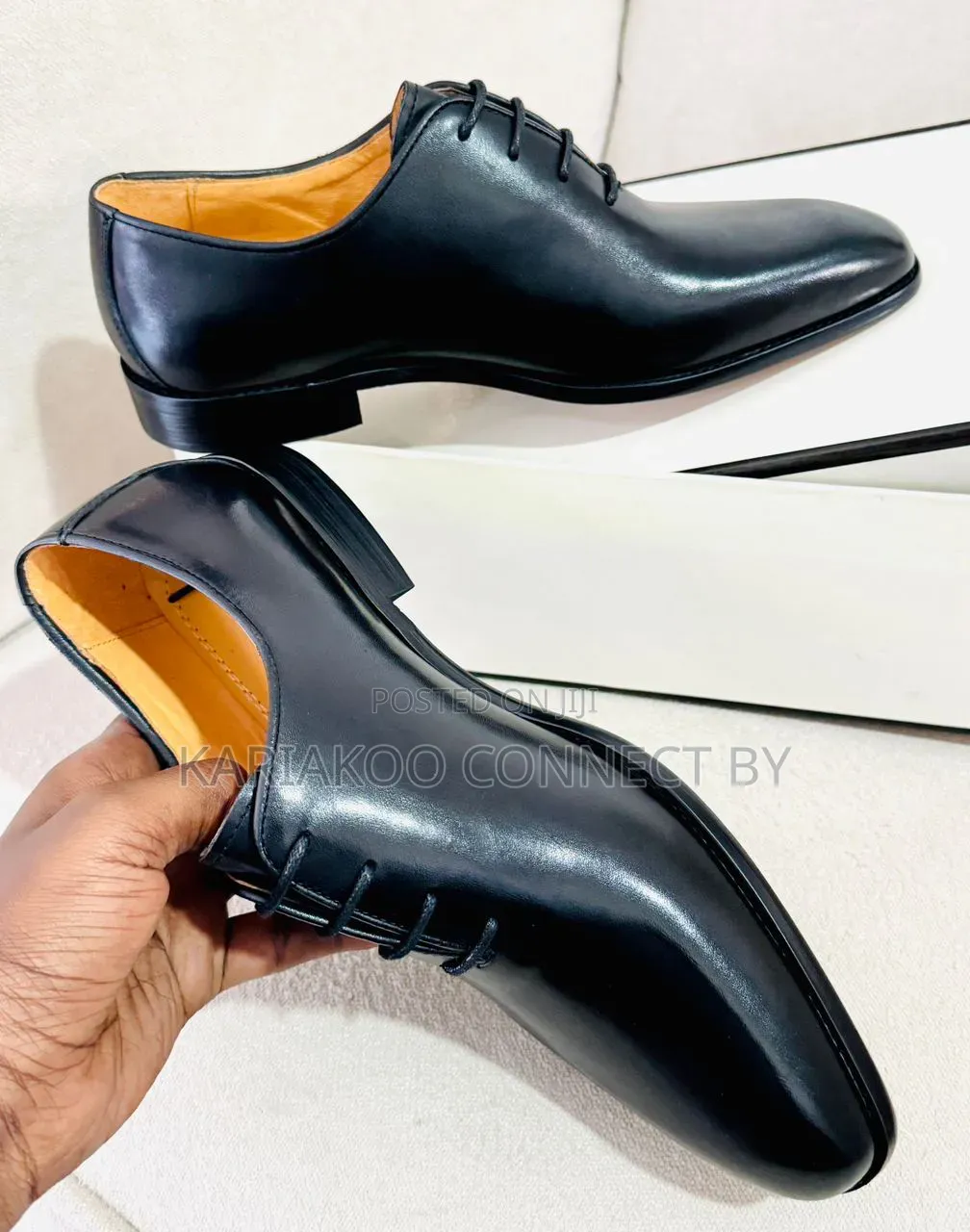 J.M. Weston Leather Oxford Shoes