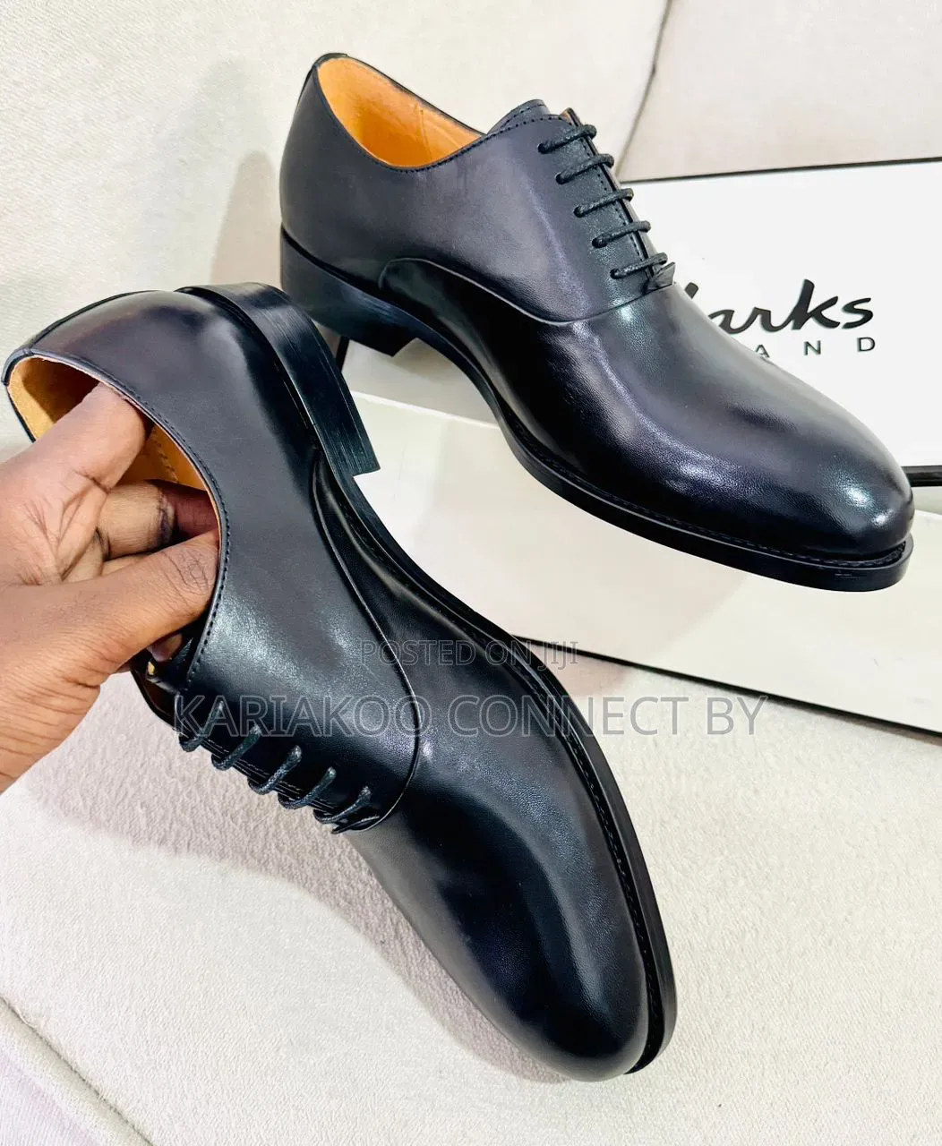 J.M. Weston Leather Oxford Shoes