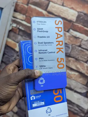 New Tecno Spark 50 128 GB