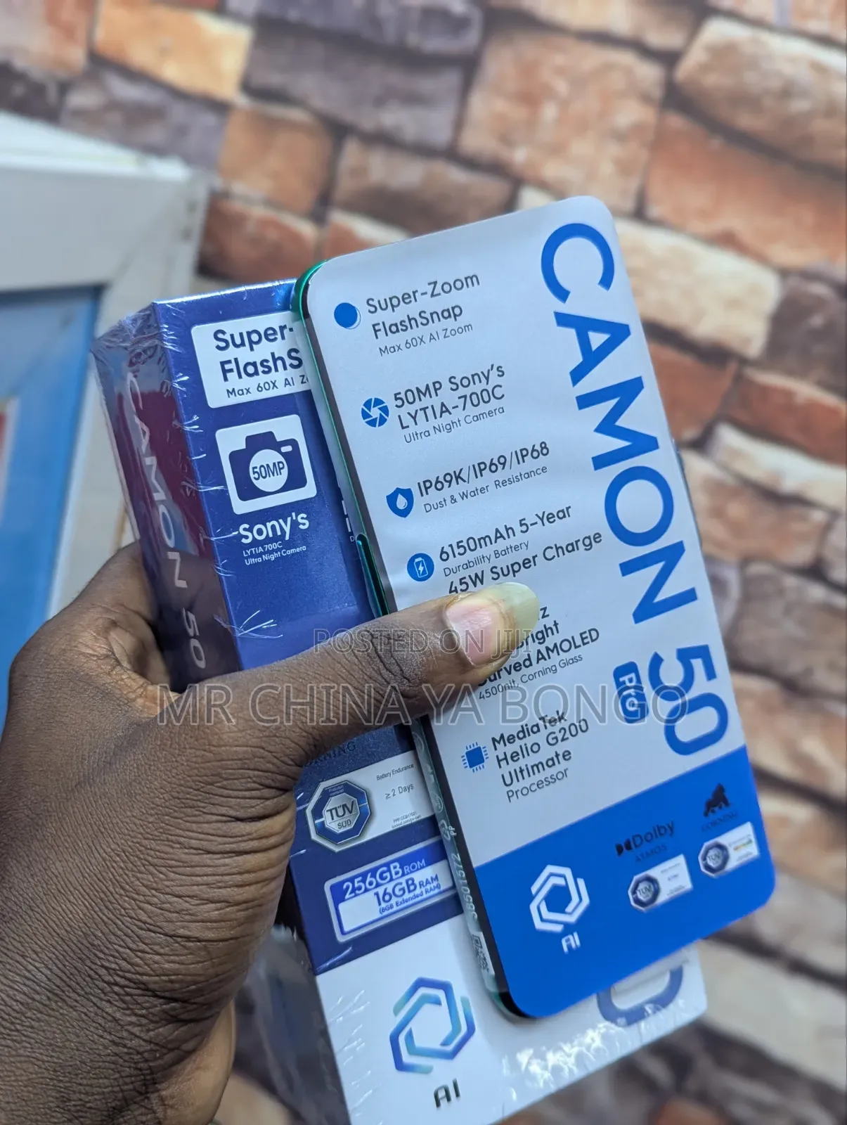 New Tecno Camon 50 Pro 256 GB