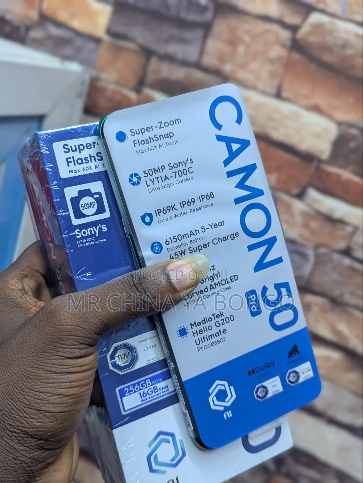 New Tecno Camon 50 Pro 256 GB