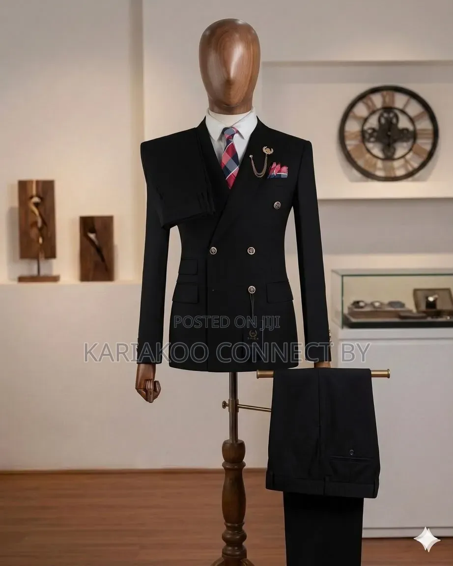 D Ro Slim-Fit Double Breasted Suit