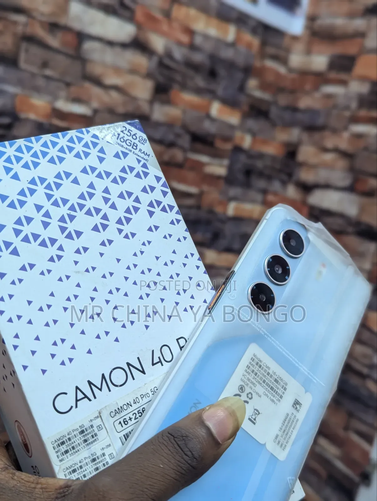 New Tecno Camon 40 Pro 5G 256 GB