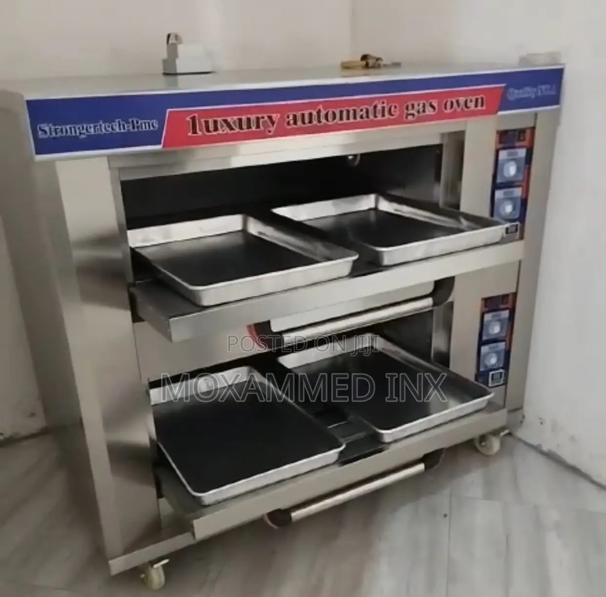 Commercial 2 Deck 4 Tray Gas Oven * 2 Decks 4 Trays Capacity Gas