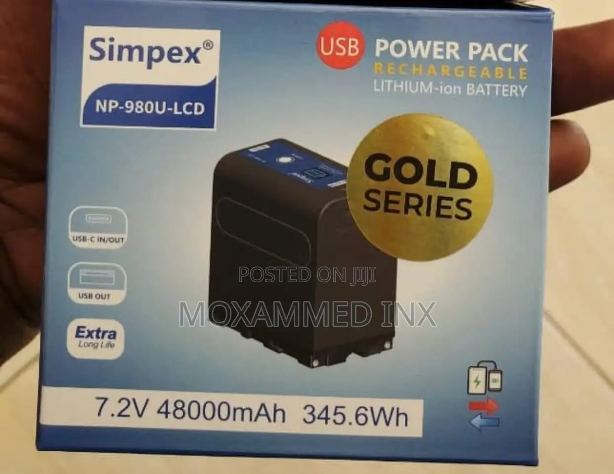Simpex Np-980u-LCD Lithium-Ion Battery