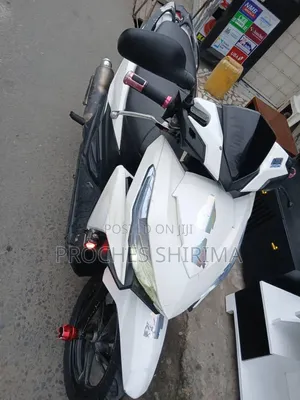 Motorcycle 2007 White