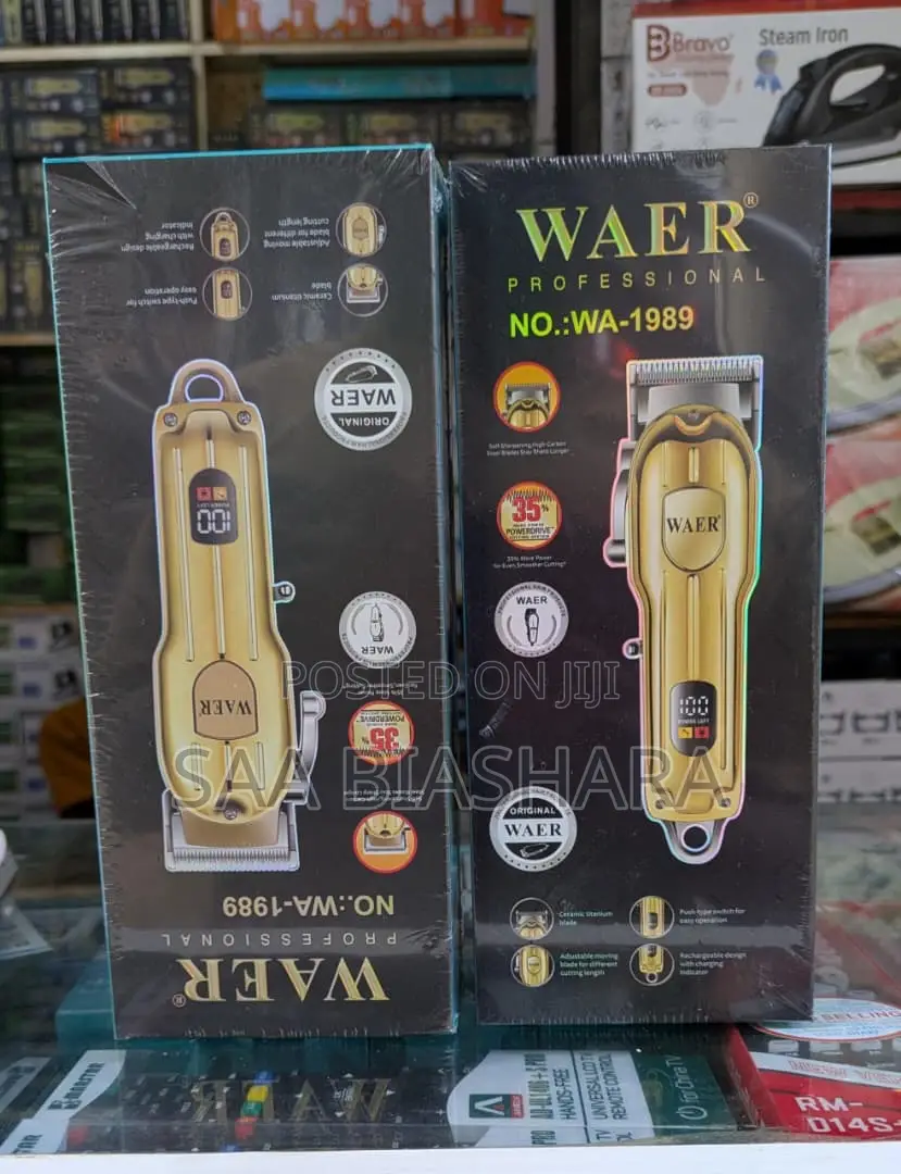 Waer Rechargeable Machine Gold and Silver