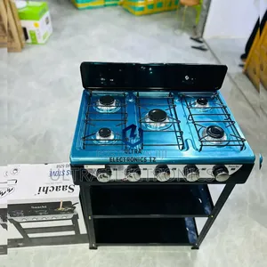 *Saachi Gas Cooker/ Stove With Stand Plate 5.