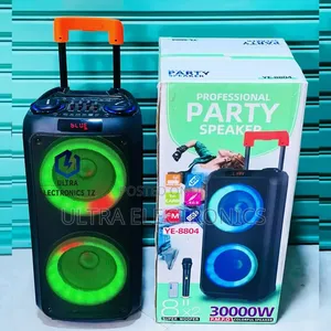 Rising Portable Trolley Rechargeable Party Speaker With Wireless