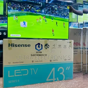 Hisense Tv 43 Inch Led Normal Frameless 
Series 5
Dolby Audio