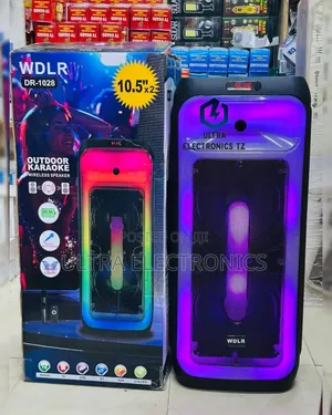 Wdrl Portable Rechargeable Speaker With Wireless Microphone 1
