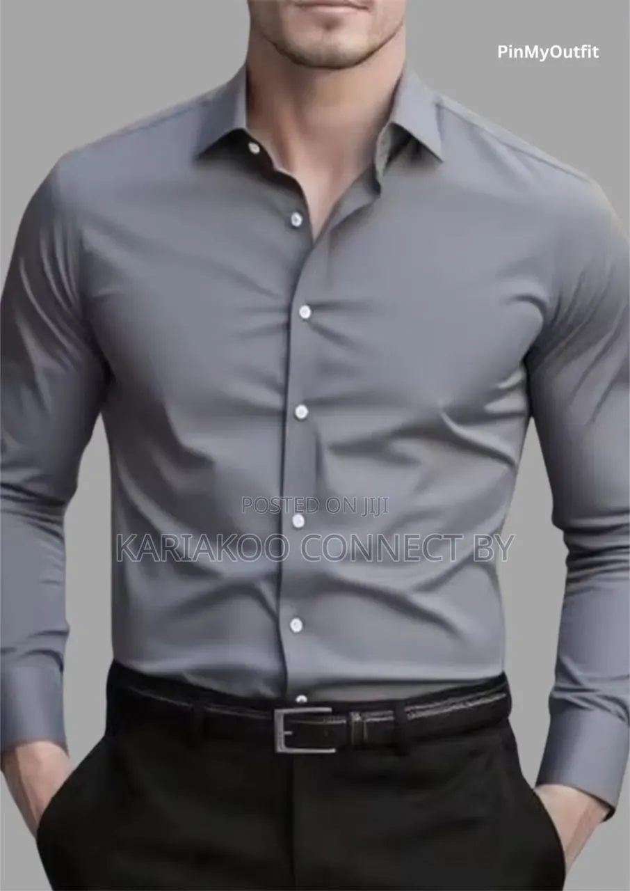 Premium Men’S Slim-Fit Dress Shirts