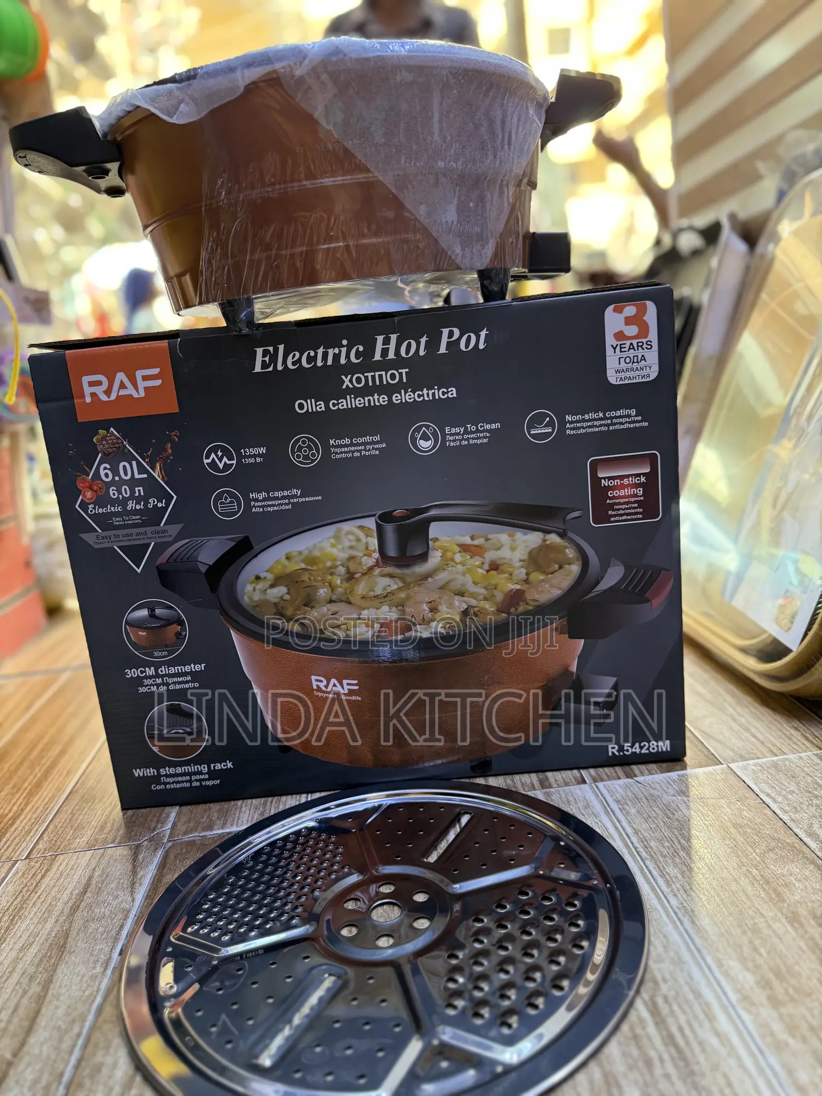 Raf Electric Hot Pot 30cm and 6lts (Multfuction Cooker)
