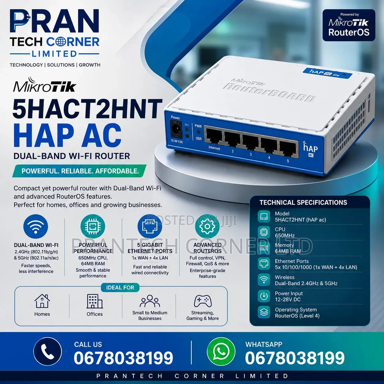 Mikrotik 5hact2hnt Hap Ac