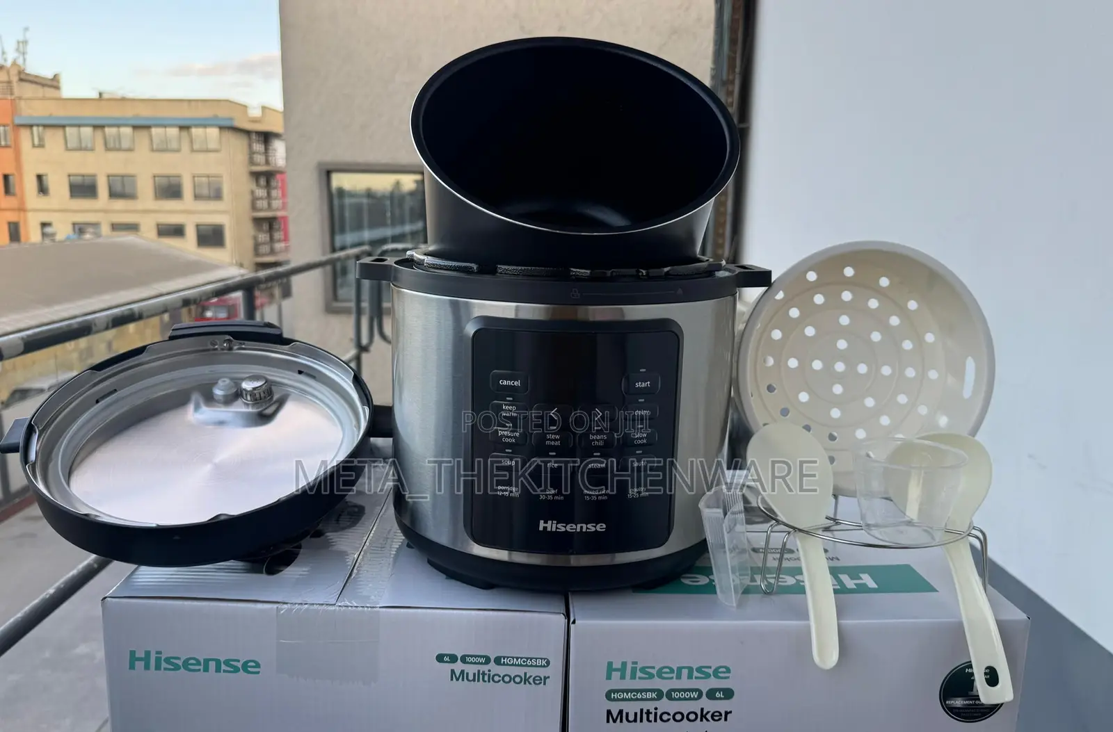 Hisense Electric Digital Pressure Cooker 5l Hgmc65bk
