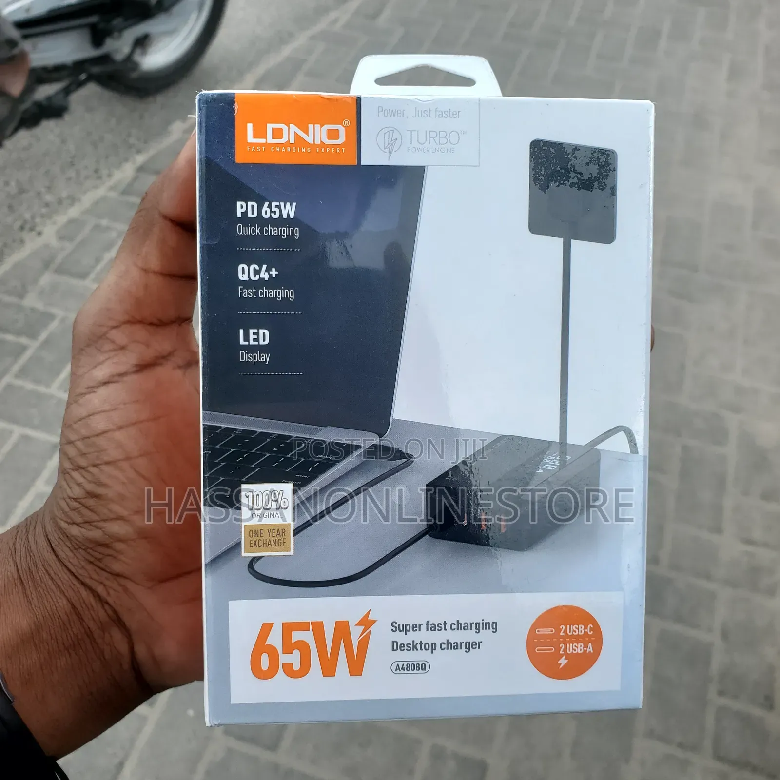 Ldnio 65w Desktop Fast Charger A4808q - Uk 3 Pin