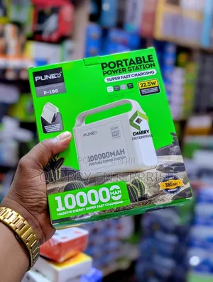 Punex Portable Power Station 100000 Mah 22.5 Watt Super Fast Charging