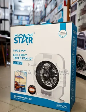 Led Light Table Fan Original