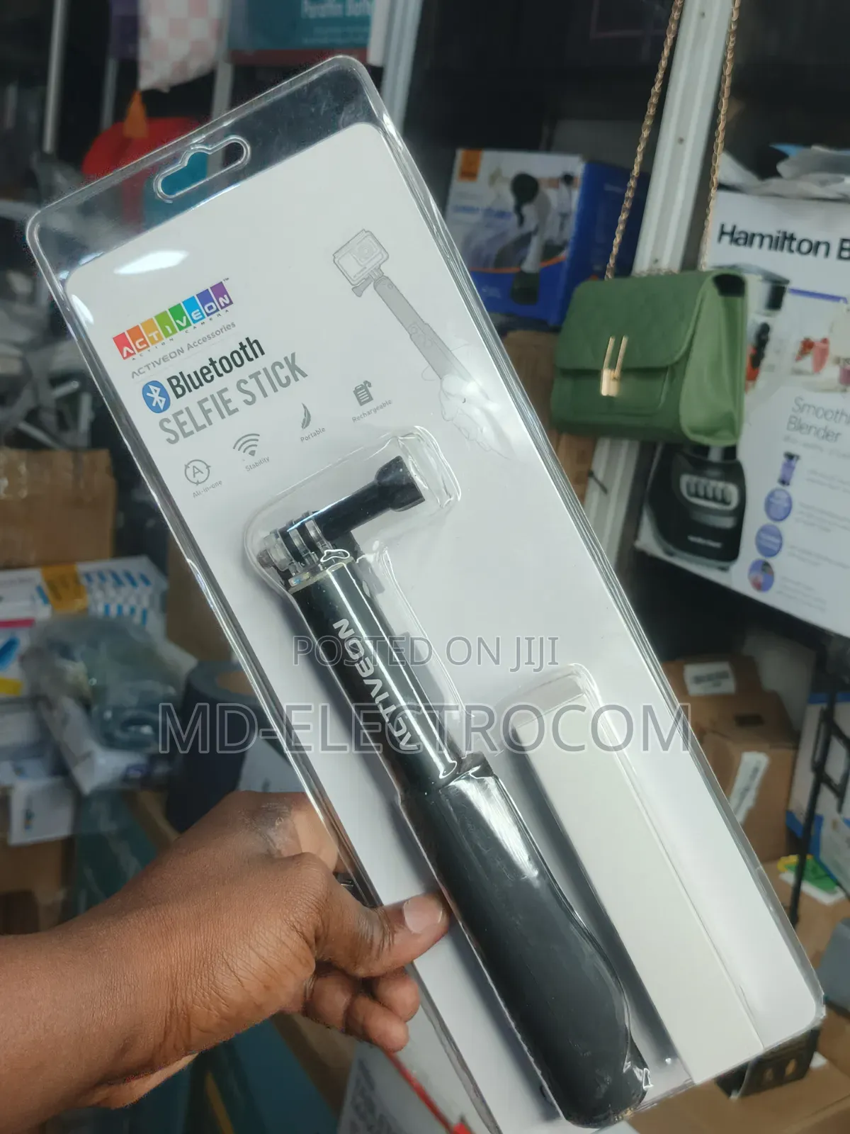 Activeon Bluetooth Selfie Stick With Battery