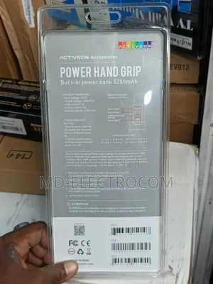 Power Hand Grip Activeon 5200mah Power Bank Holder for Cameras